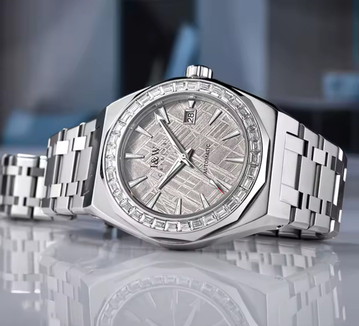 I&W Automatik Uhr SEIKO Uhrwerk