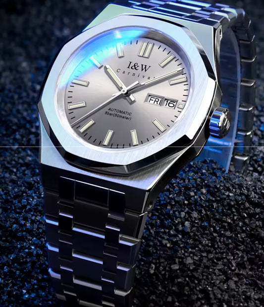 I&W Armbanduhr mit SEIKO Uhrwerk verbindet Eleganz und Luxus