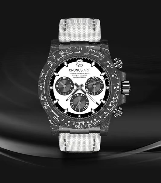 CRONUS ART CMO02-15D/16D
Carbon-Chrono auf High-Performance-Niveau