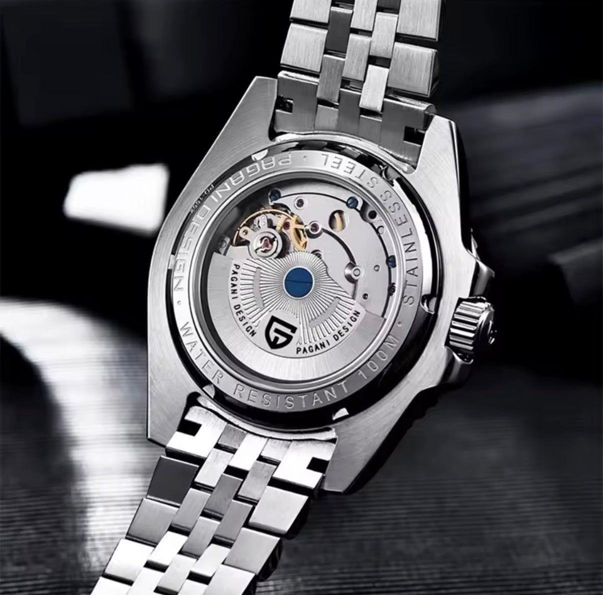 PAGANI DESIGN – Klassische Luxus Herrenuhr mit Keramik-Lünette