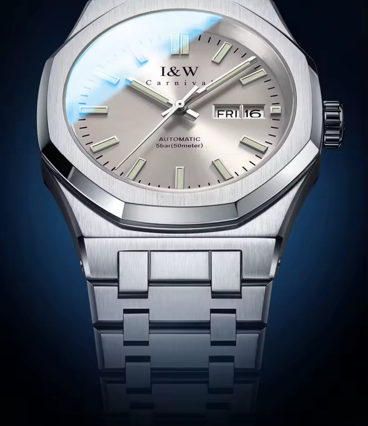 I&W Armbanduhr mit SEIKO Uhrwerk verbindet Eleganz und Luxus