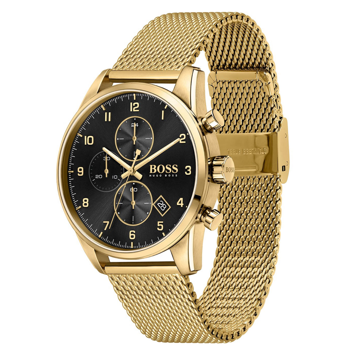 Boss Chronograph Herrenuhr Gold