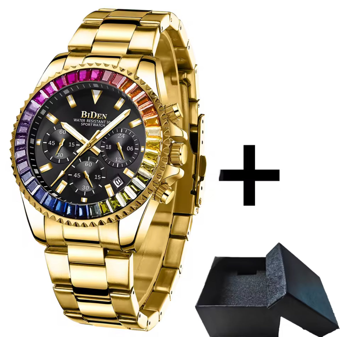 Biden Herrenuhr Gold