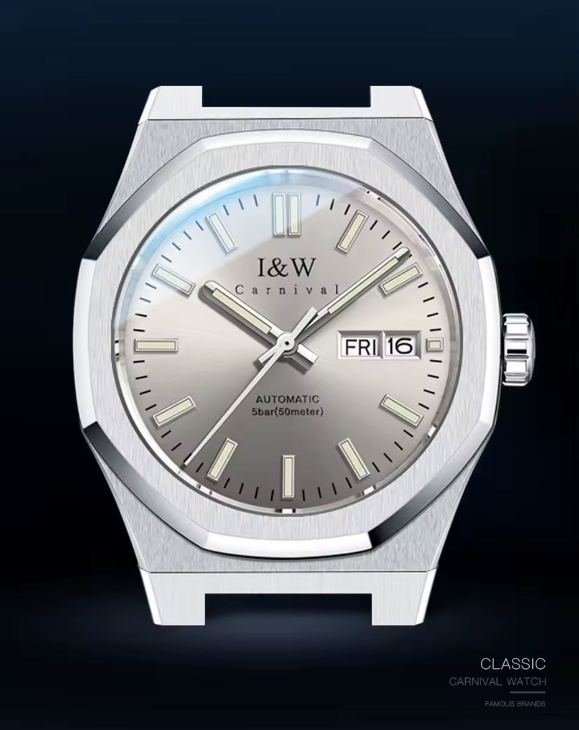 I&W Armbanduhr mit SEIKO Uhrwerk verbindet Eleganz und Luxus