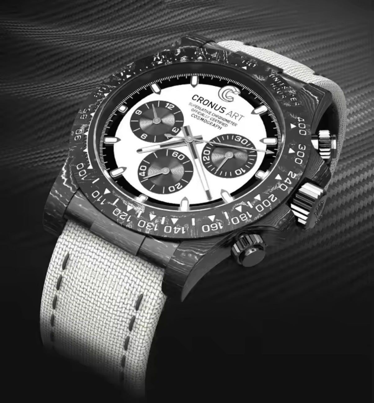 CRONUS ART CMO02-15D/16D
Carbon-Chrono auf High-Performance-Niveau
