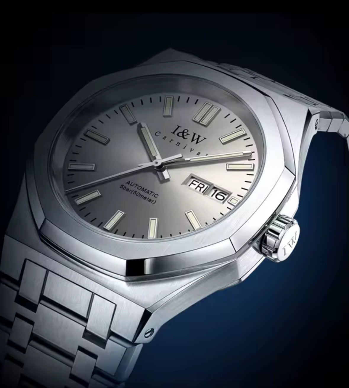 I&W Armbanduhr mit SEIKO Uhrwerk verbindet Eleganz und Luxus