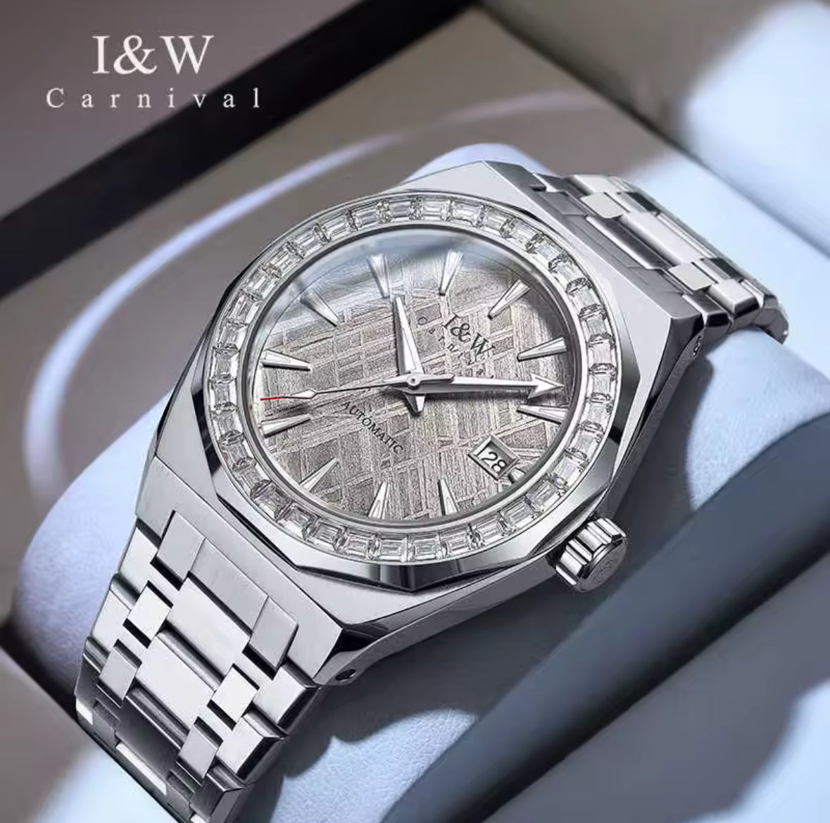 I&W Automatik Uhr SEIKO Uhrwerk