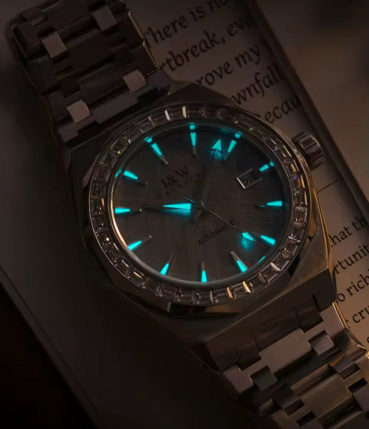 I&W Automatik Uhr SEIKO Uhrwerk