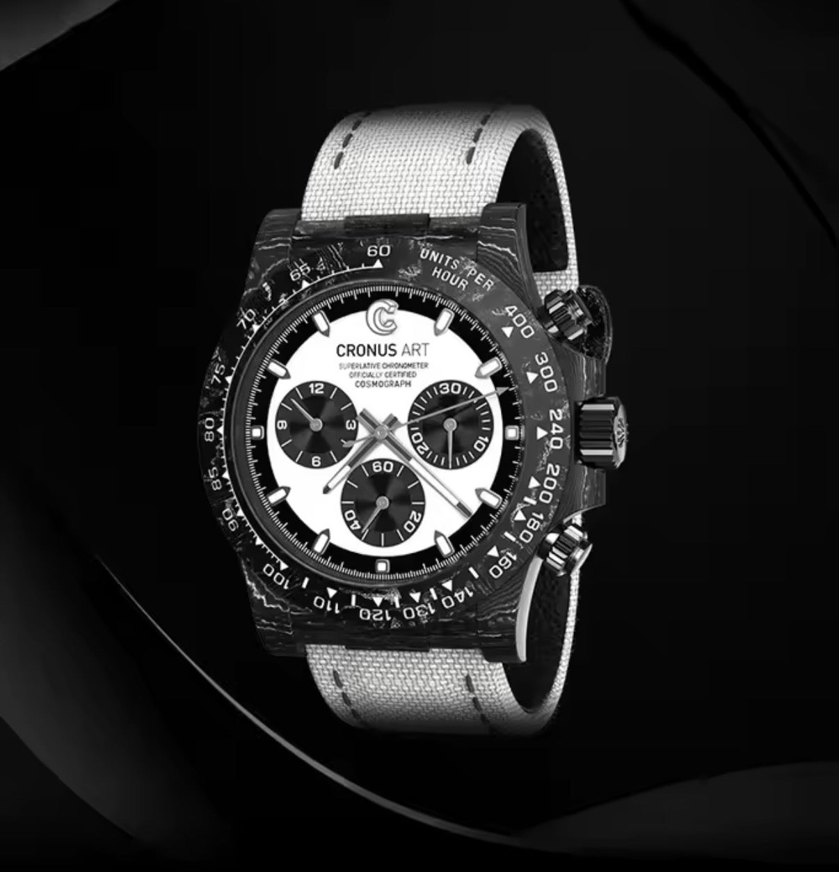 CRONUS ART CMO02-15D/16D
Carbon-Chrono auf High-Performance-Niveau