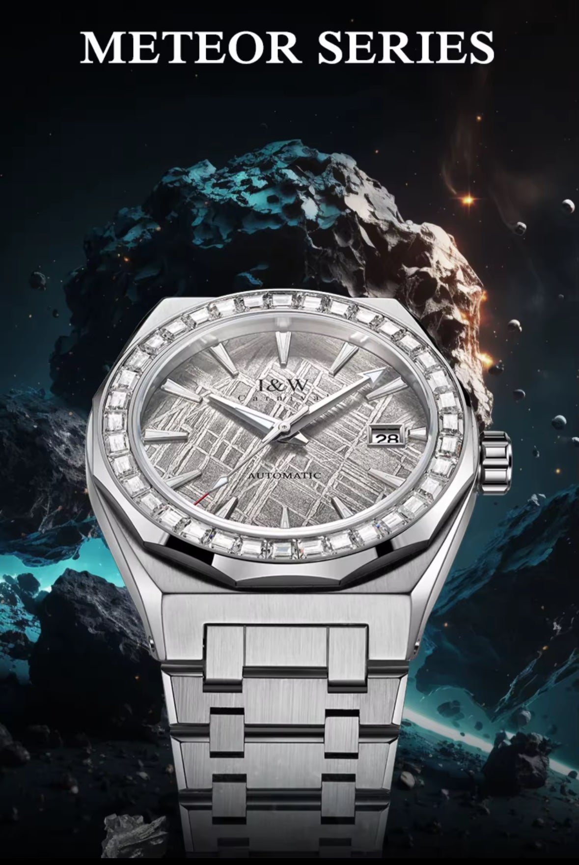 I&W Automatik Uhr SEIKO Uhrwerk