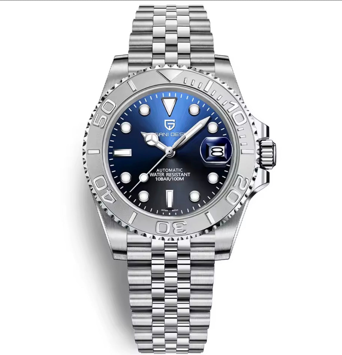 PAGANI DESIGN – Klassische Luxus Herrenuhr mit Keramik-Lünette