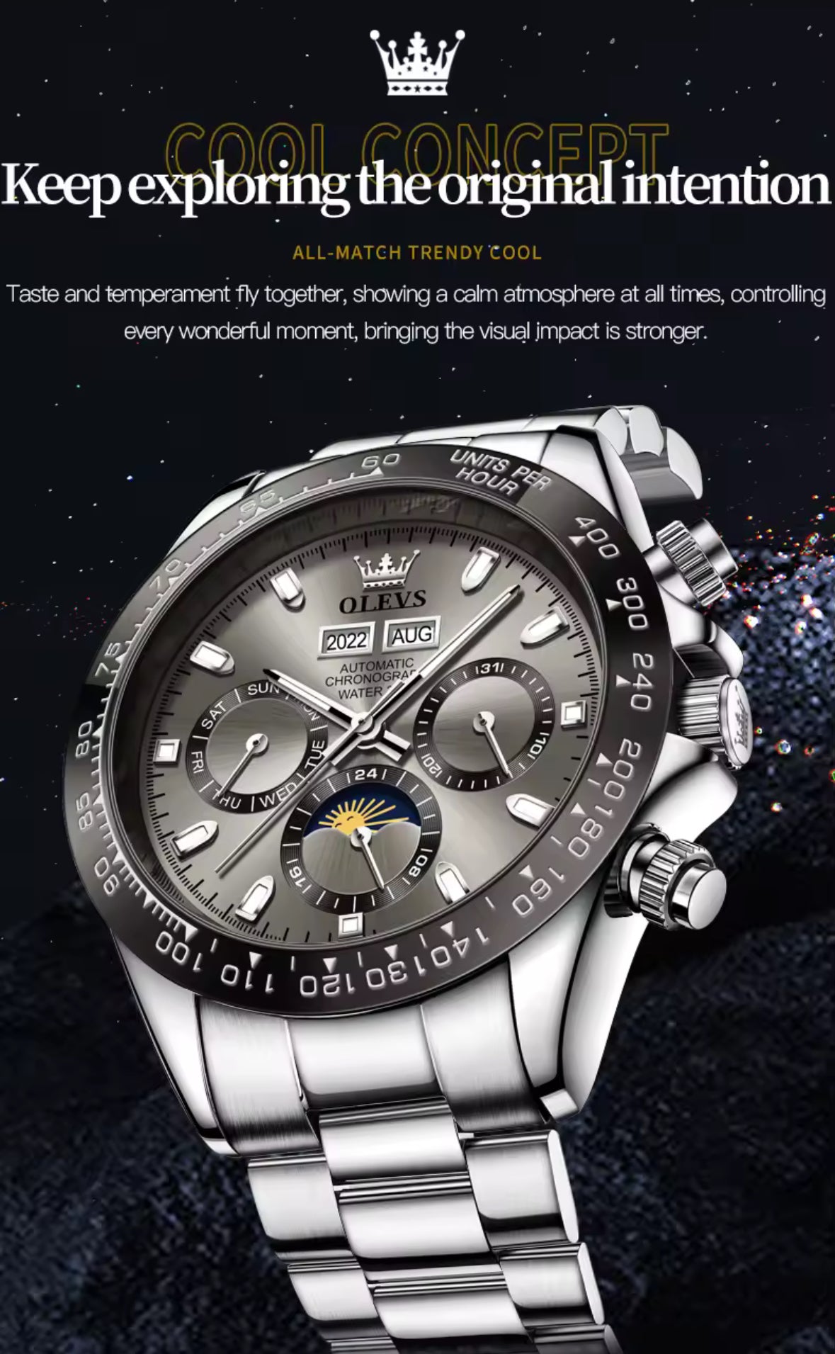 OLEVS 6654 Herrenuhren