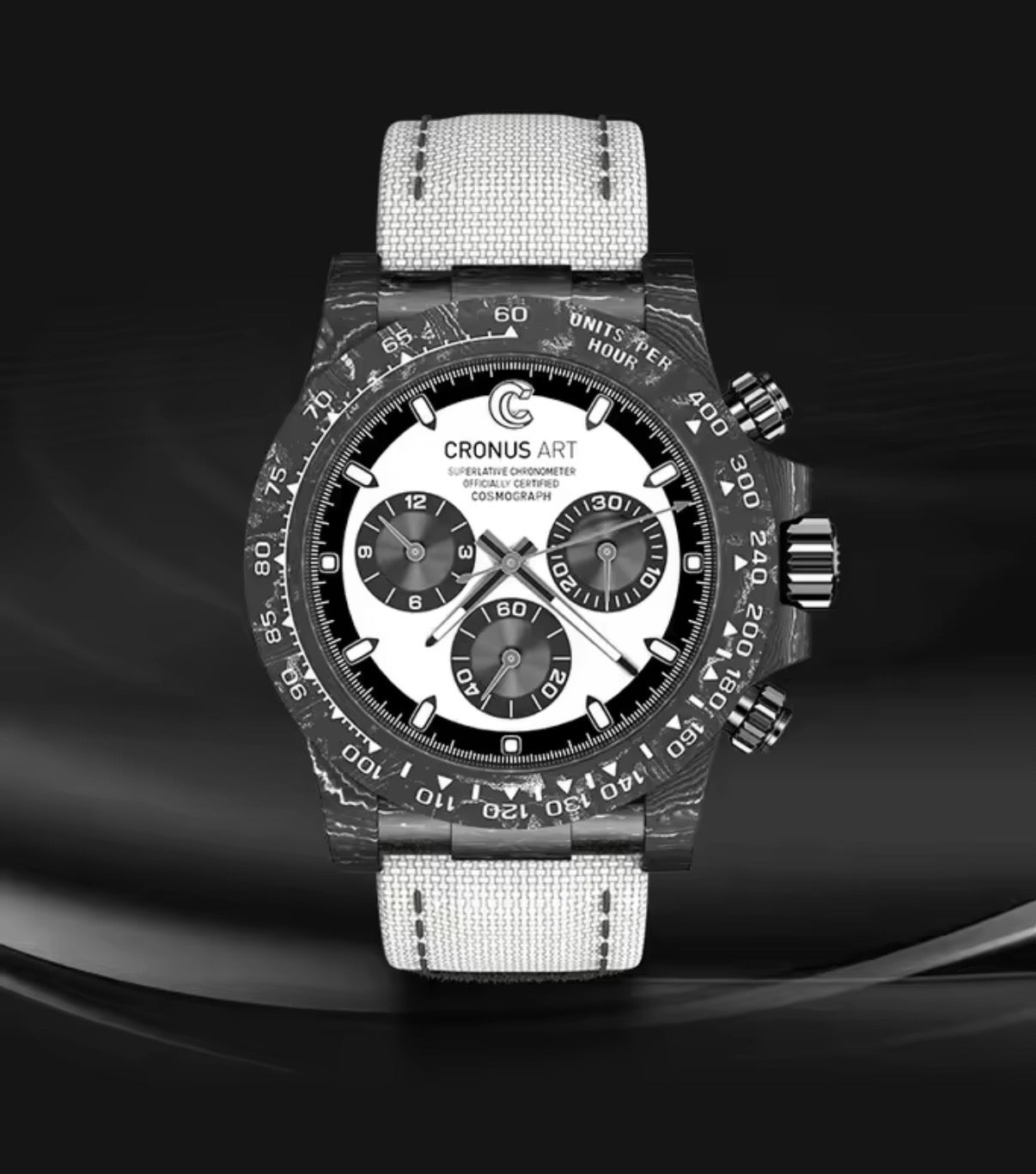 CRONUS ART CMO02-15D/16D
Carbon-Chrono auf High-Performance-Niveau