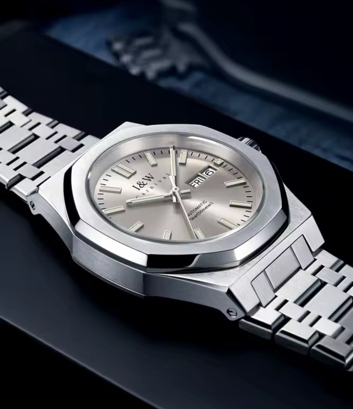 I&W Armbanduhr mit SEIKO Uhrwerk verbindet Eleganz und Luxus