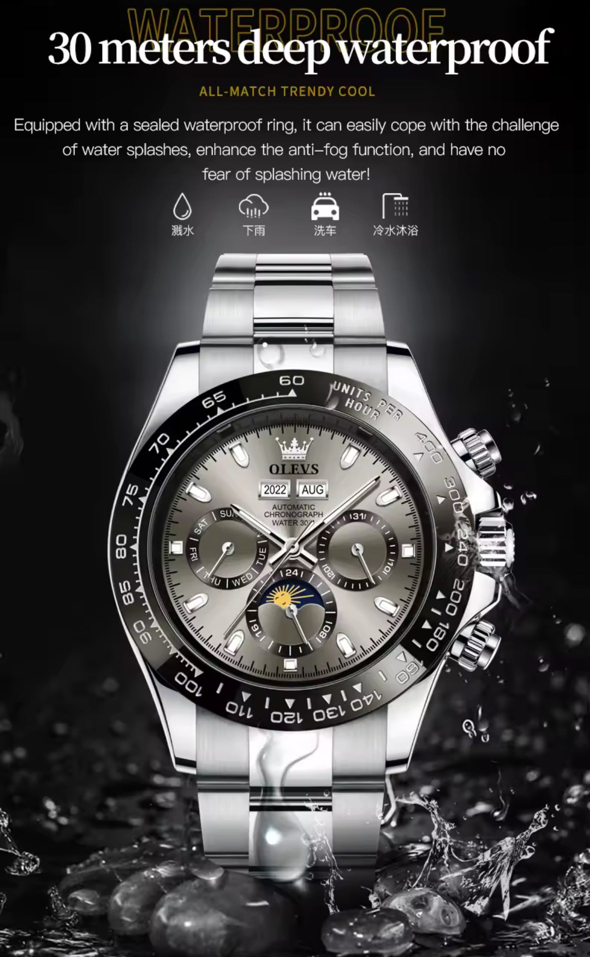 OLEVS 6654 Herrenuhren