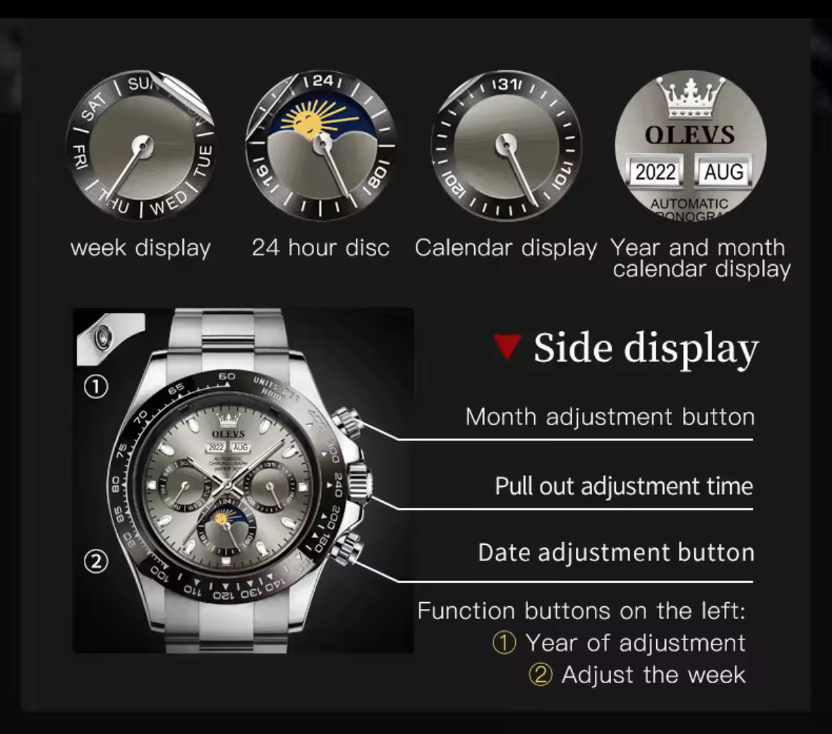 OLEVS 6654 Herrenuhren